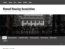 Tablet Screenshot of nomad-housing.co.uk